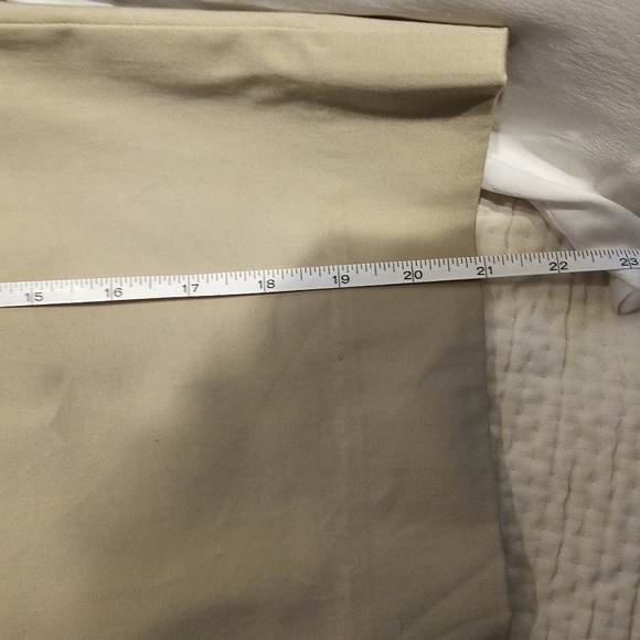 Cremieux Khaki Skirt 4 - Picture 4 of 5